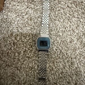 Casio Silver Digital Smartwatch